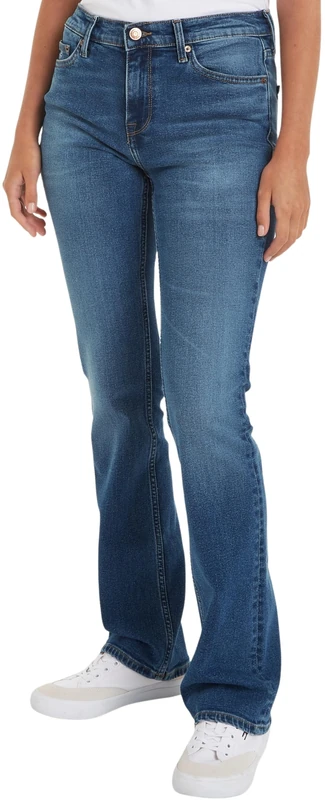 Tommy Jeans Women Jeans Boot Cut, Blue (Denim Medium), 24W/34L