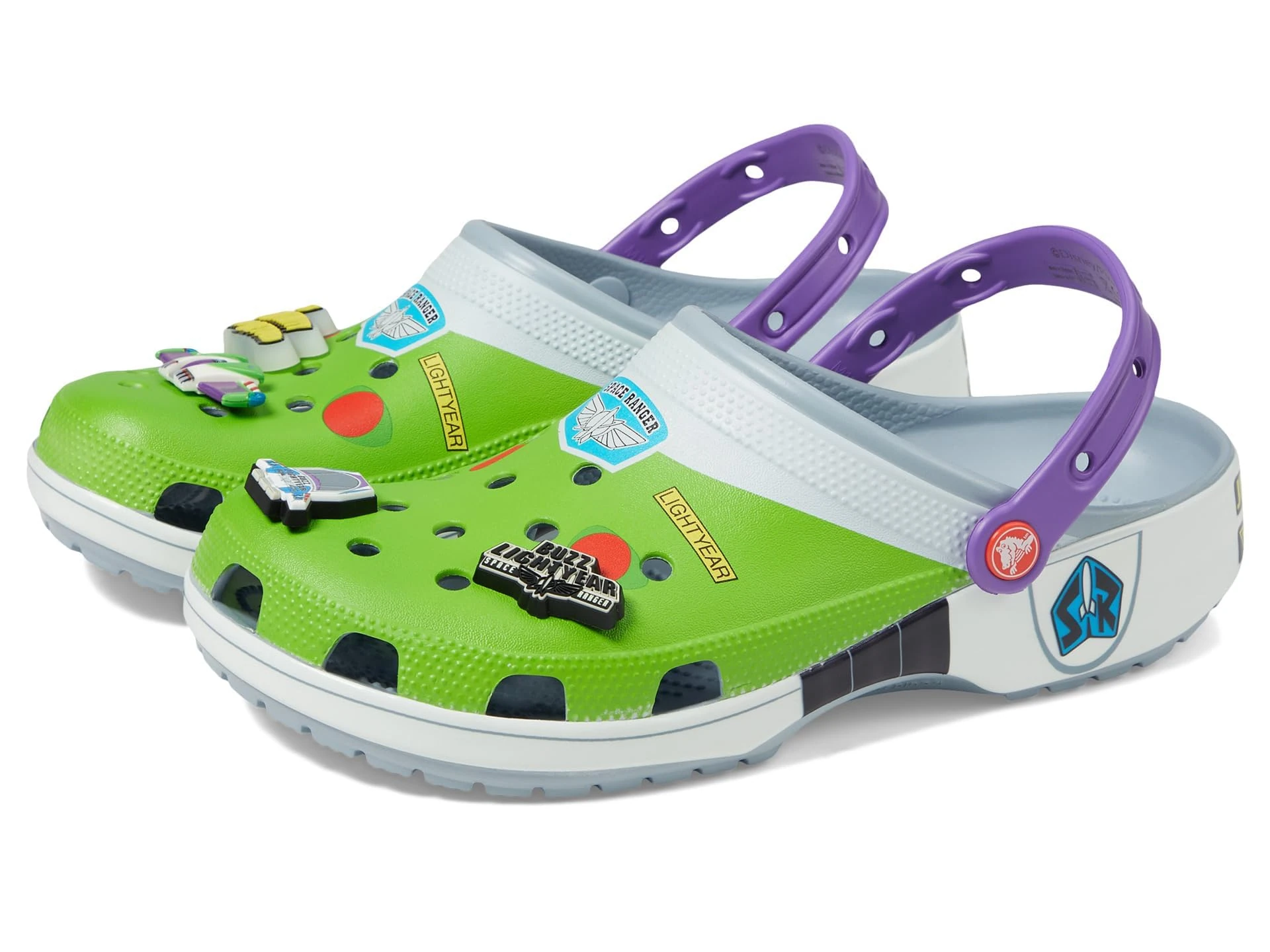 Crocs Buzz Lightyear Classic Clog Blue Grey Size 12 UK Men
