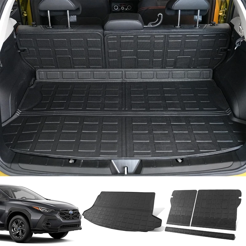 xipoqix Cargo Mat Compatible with 18-23 Subaru Crosstrek XV Impreza Hatchback Backrest Trunk Mat Trunk Liner Cargo Liner Replacement for 2018-2023 Subaru Crosstrek Accessories