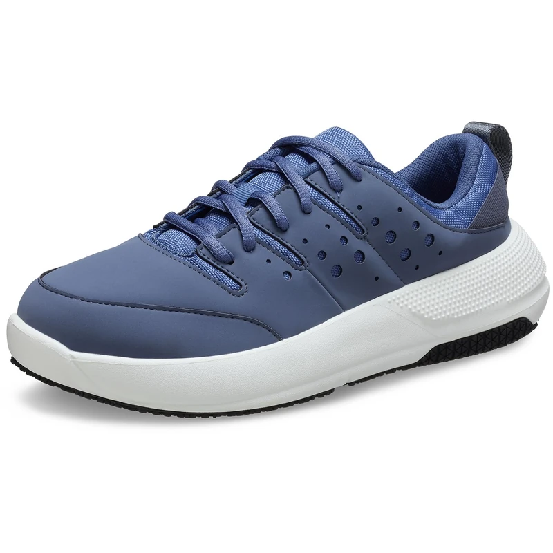 Crocs Men's On The Clock Work Sneaker M, Storm/Bijou Blue, 6 UK Men,