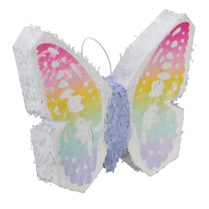 Relaxdays Butterfly Pinata - Colorful Birthday Party Game