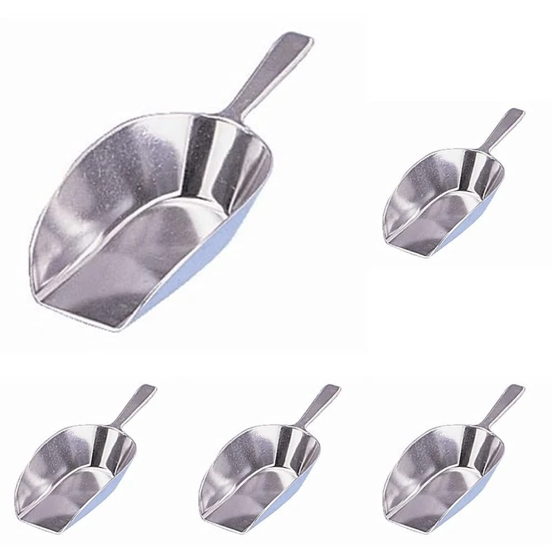 Vogue J813 Aluminium Scoop, 455ml (Pack of 5)