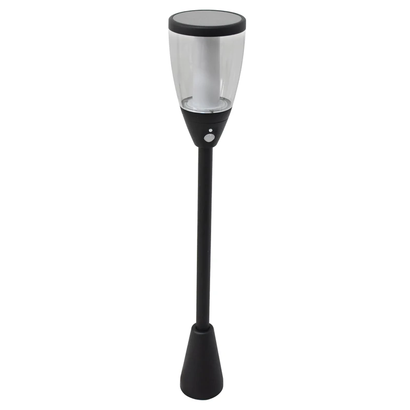 REV LUMUS 170 Solar Garden Light with Motion Sensor, 200 Lumens, 3000 K, 2 W, IP65, Black