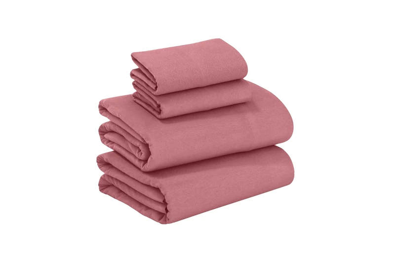 RUVANTI 100% Cotton Flannel Sheets King Size - 4 Piece Warm, Soft & Breathable, Deep Pocket, Double Brushed Cozy All Season Bedding Set, Rustic