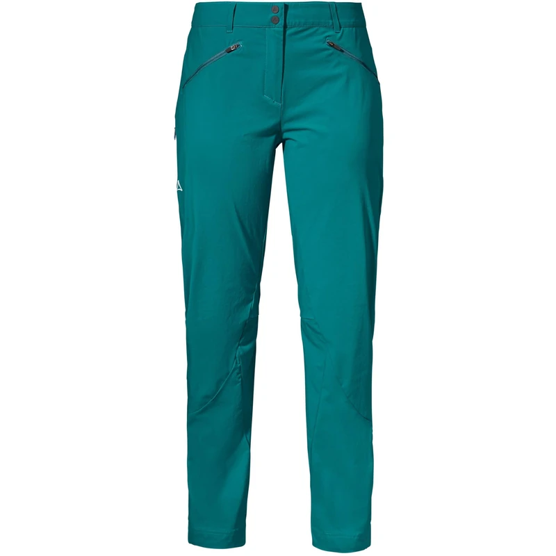 Schöffel Ladies Pants Hestad L, Sturdy, Quick Drying Outdoor Trousers, with Comfortable Shape Fit and Vorgeformtem Knee; Quartz, 42