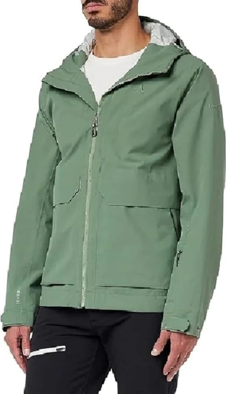 Schöffel Men's Jacket Lausanne M Rain, Teal, 56 (EU)