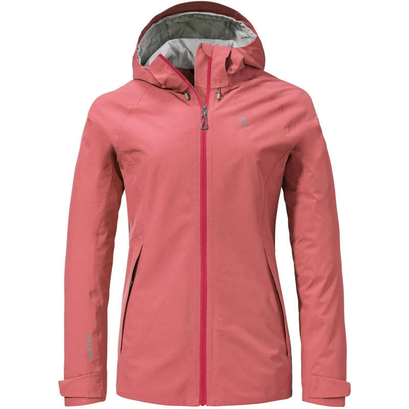 Schöffel Women's 2L Ankelspitz Jacket L Rain, Clasping Rose, 44 (EU)