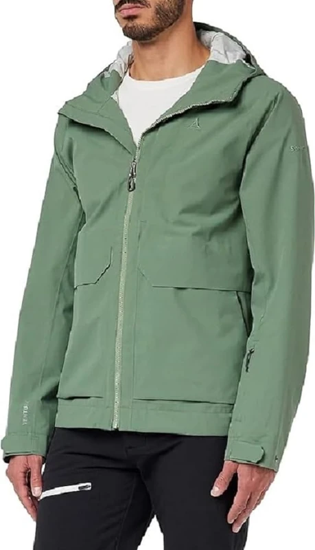 Schöffel Men's Jacket Lausanne M Rain, Sand Drift, 52 (EU)