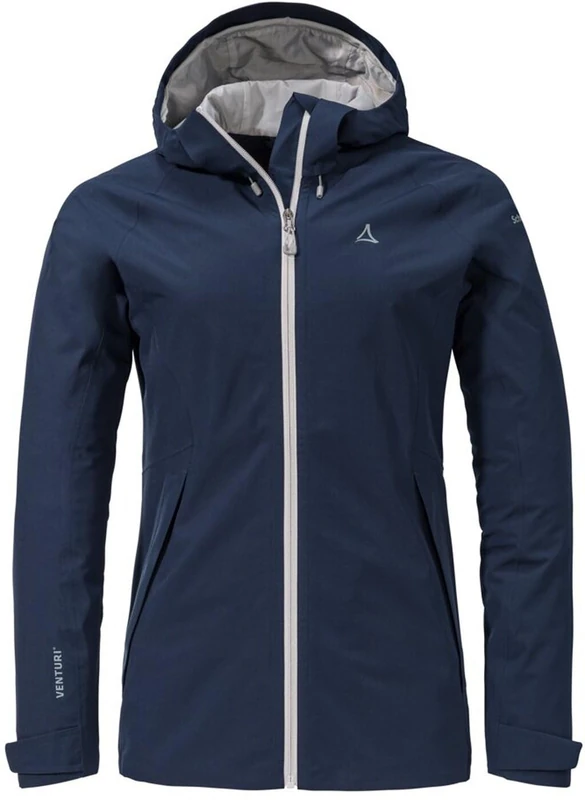 Schöffel Women's 2L Ankelspitz Jacket L Rain, Blazer Navy, 42