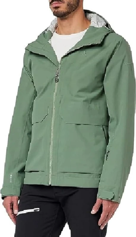 Schöffel Men's Jacket Lausanne M Rain, Teal, 50 (EU)