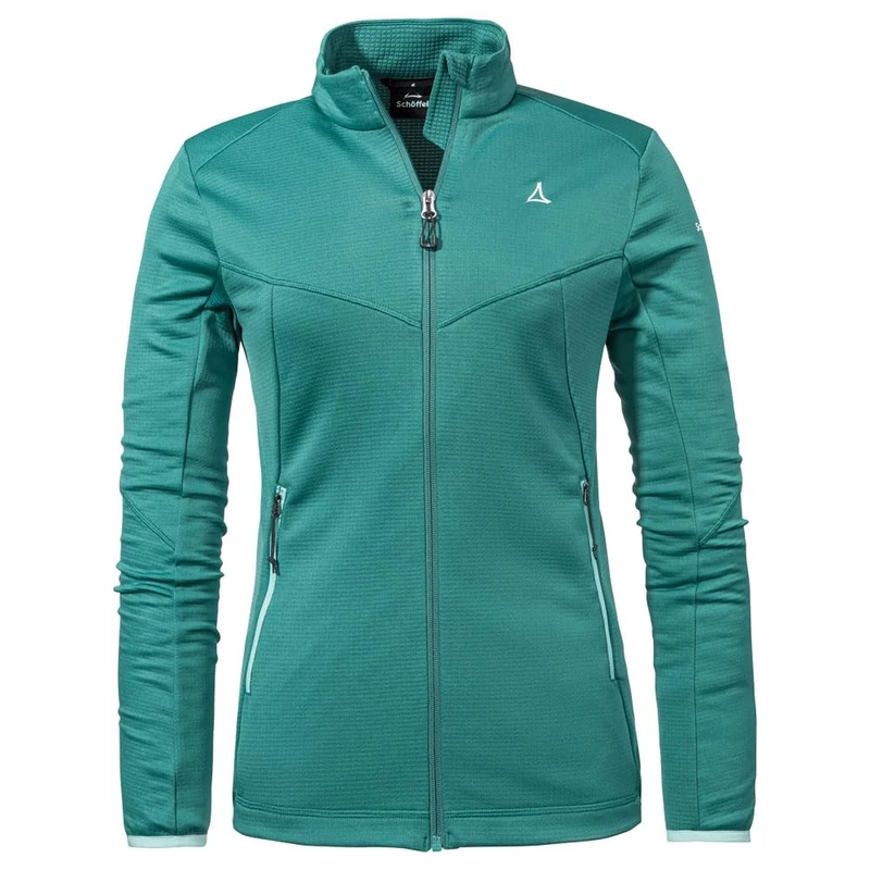 Schöffel Women's Svardalen Fleece Jacket L, Teal, 44 (EU)
