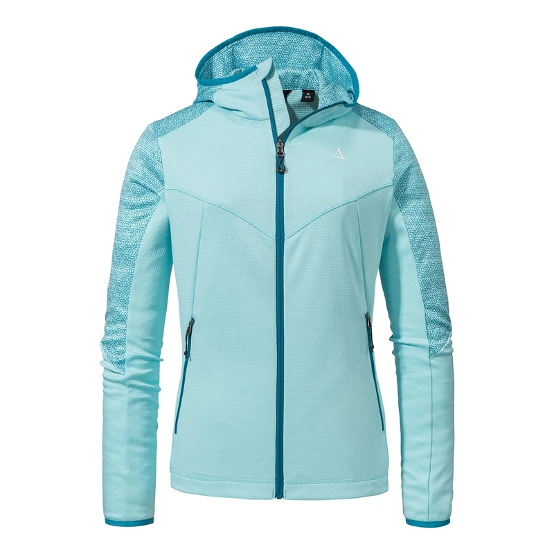 Schöffel Women's Fleece Hoody Svardalen L Jacket, Iced Blue, 36 (EU)