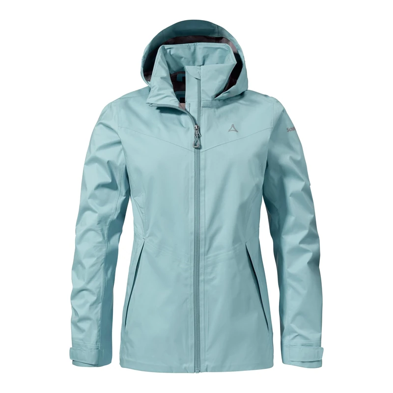 Schöffel Women's Aiplspitz L 2.5 L Jacket Rain, Iced Blue, 46 (EU)
