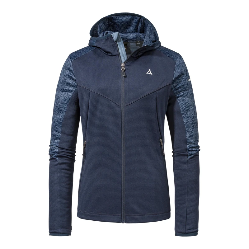 Schöffel Women's Fleece Hoody Svardalen L Jacket, Blazer Navy, 34 (EU)