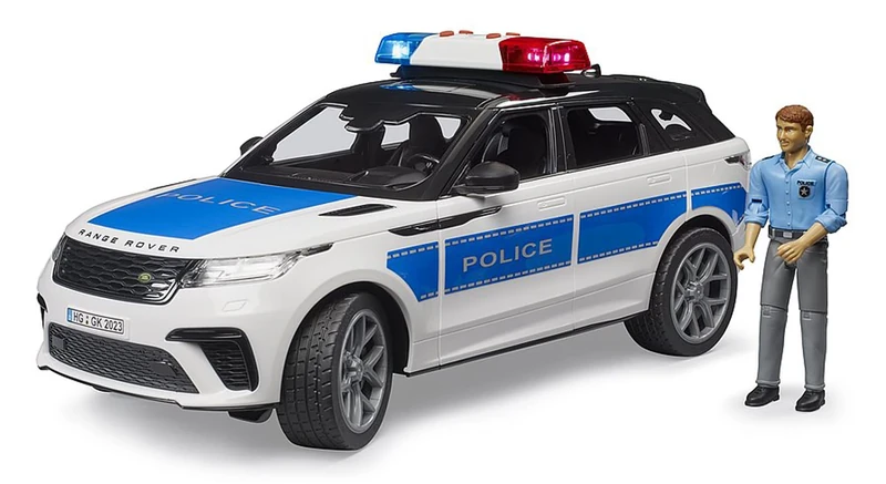 Bruder Police Vehicle – 1:16 Scale Patrol SUV Toy with Lights & Sound, Compatible with Bruder Figures & Accessories, Ages 4+
