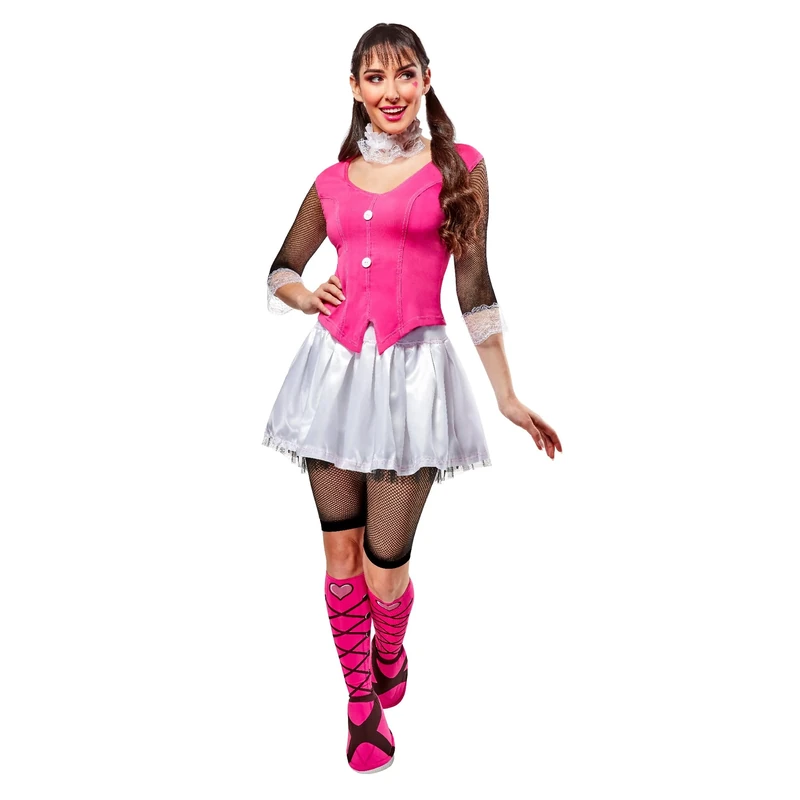 Rubies 1000671S000 Draculaura Adult Costume Monster High Fancy Dress, Women, Multicoloured, UK 10-12 Halloween