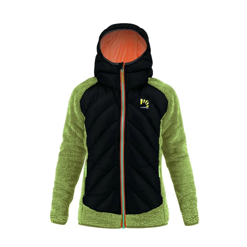 KARPOS 2513000-043 MARMAROLE KID JKT Jacket Kid's BLACK/LIME GREEN Size 5Y - Image 1