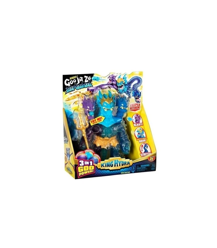 BANDAI Heroes of Goo Jit Zu Action Figure - King Hydra Deep Goo Sea Multicolor CO99999 - Image 1