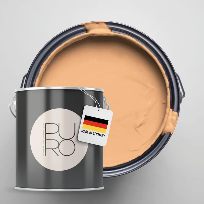Livingwalls Wall Paint Puro – Orange c9013 – 5 L – high opacity, matte, low-odor – interior paint, scrub-resistant