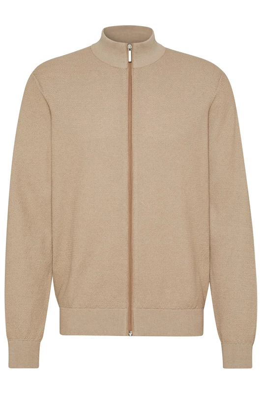 bugatti Men's 7600-55517a Cardigan Sweater, Cognac-70, XXL