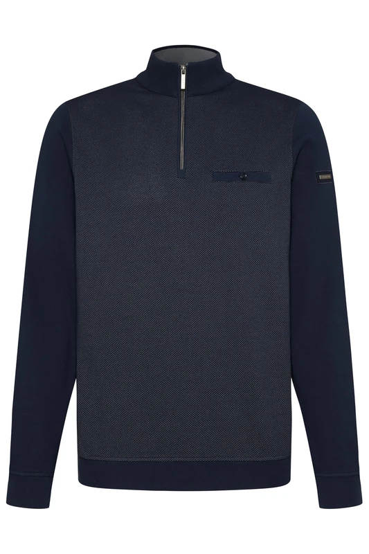 bugatti Men's 8550-55142a Sweater, Marine-390, XXL