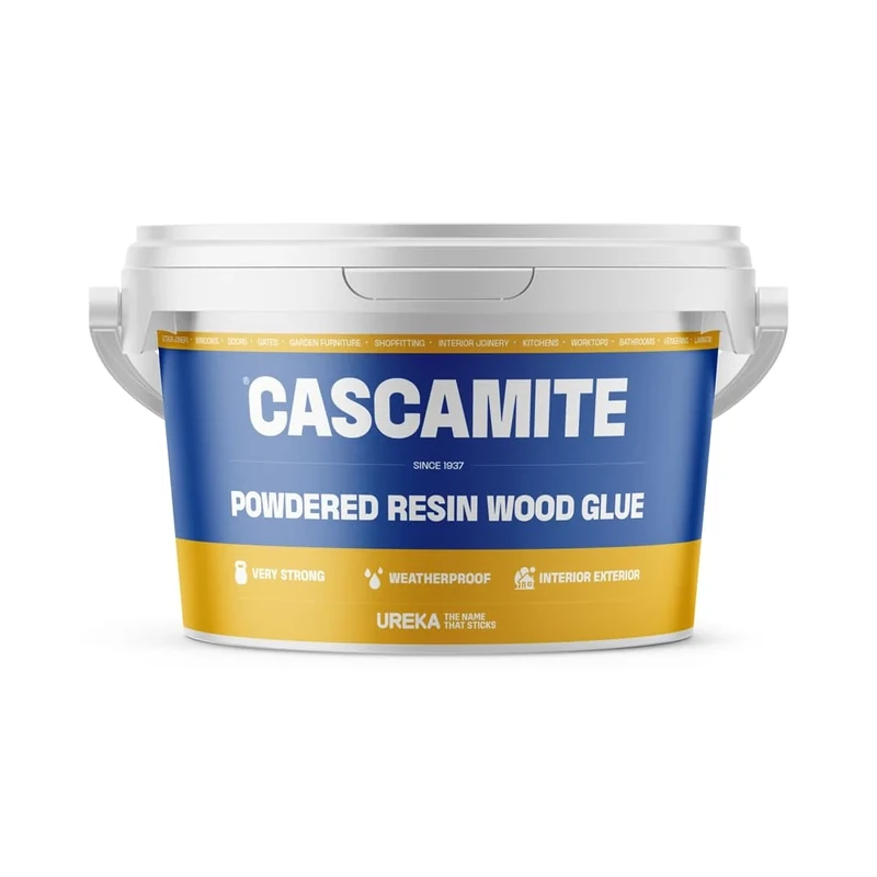 Cascamite Adhesive Powdered Resin Wood Glue, Weatherproof, Strong bond, Used for Joinery, Cabinetmaking, and General Woodworking - 3kg