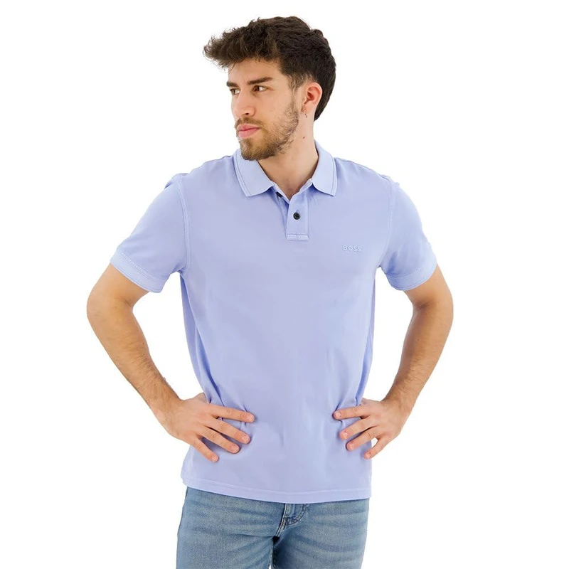 BOSS Men's Prime Polo, Open Blue460,