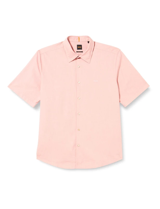 BOSS Men's Rash_2 Shirt, Open Pink695,