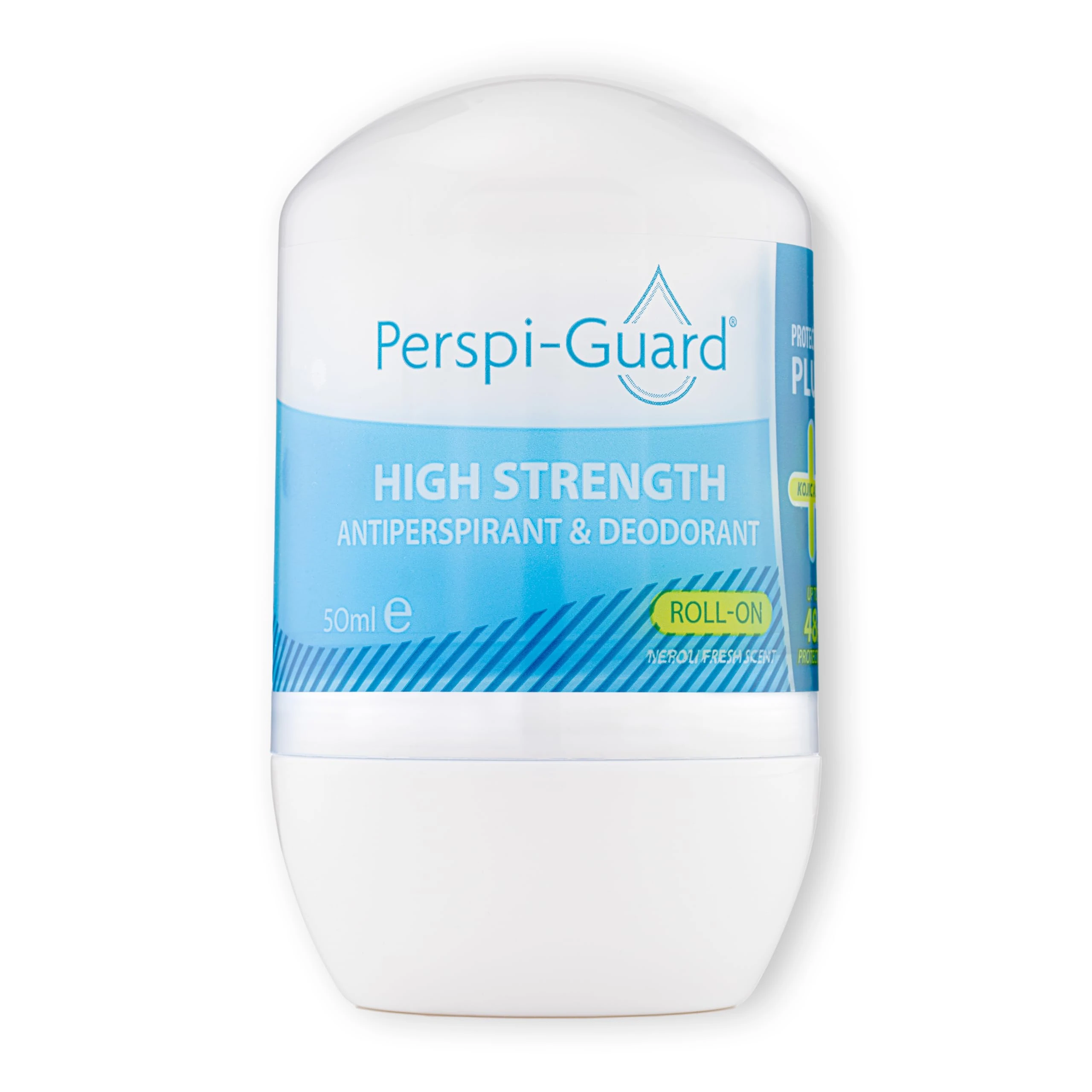 Perspi-Guard Strong Antiperspirant and Roll On Deodorant with Neroli, 48-Hour Travel Deodorant for Men and Women to Stop Sweating and Odour, 1-Pack