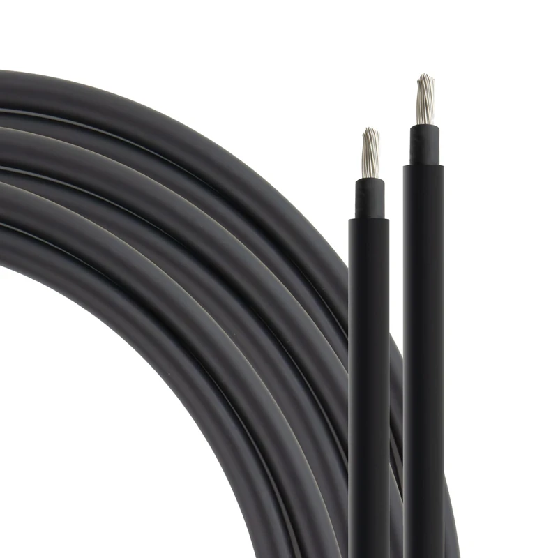 SeKi Solar Cable 6 mm² 25 m H1Z2Z2-K Black PV Cable for Solar Panels up to 1500 V Flexible Double Insulation Pure Copper Cable Ring - Image 1