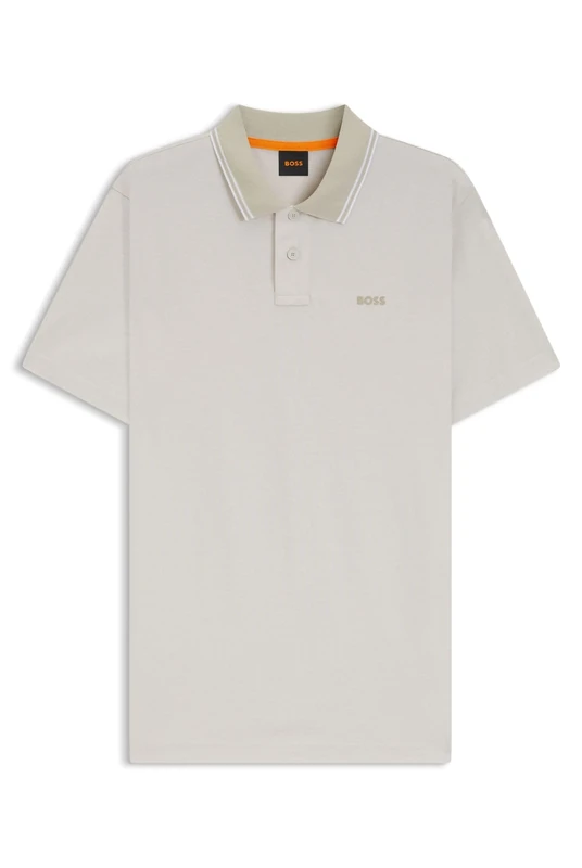 BOSS Men's PeoxfordNew Polo, Light Beige271, 5XL