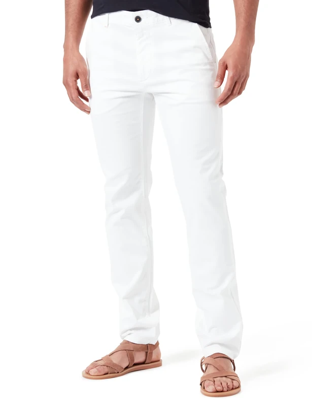 BOSS Mens Chino Slim Slim-fit Chinos in Stretch-Cotton Satin