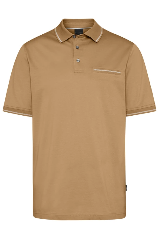 bugatti Men's 8151-55100a Polo Shirt, Cognac-70, S