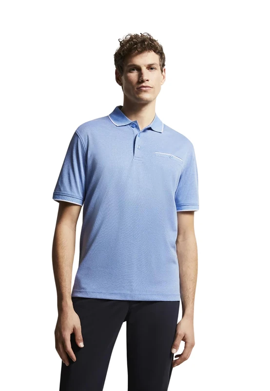 bugatti Men's 8151-55091a Polo Shirt, Blue-grey-340, XXXX-Large