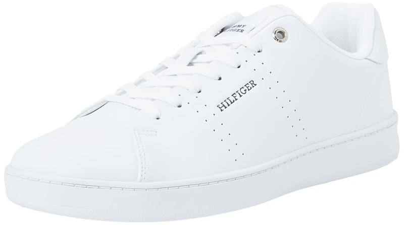 Tommy Hilfiger, Men, Court Cupsole RWB LTH, Cupsole Sneaker, Blue, 10