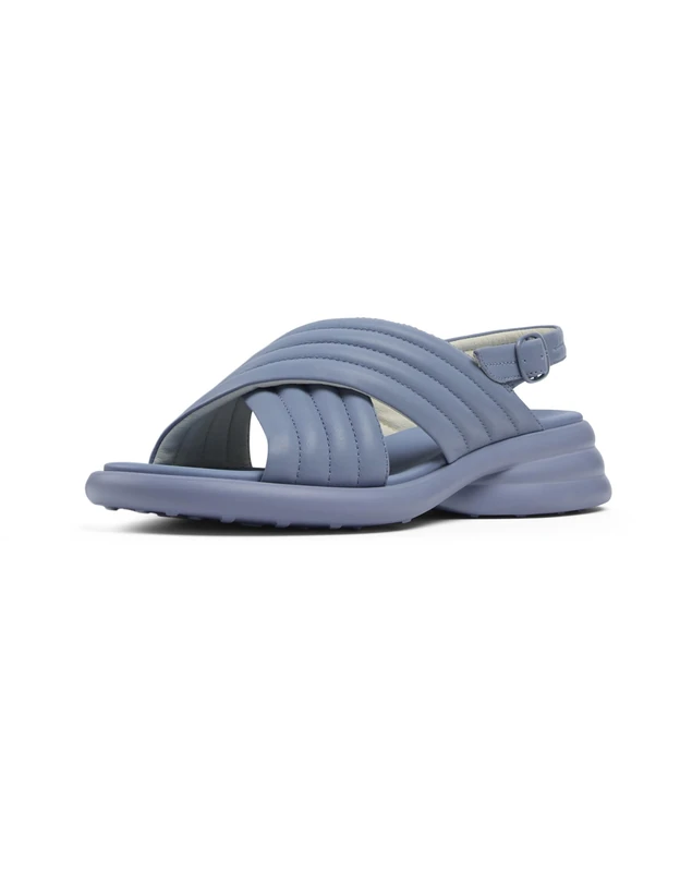 Camper Women's Spiro K201494 X-Strap Sandal, Medium Blue 007, 2 UK