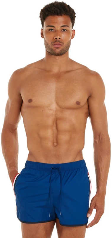 Tommy Hilfiger Men's Runner Um0um03217 Runner, Blue (Anchor Blue), XXL