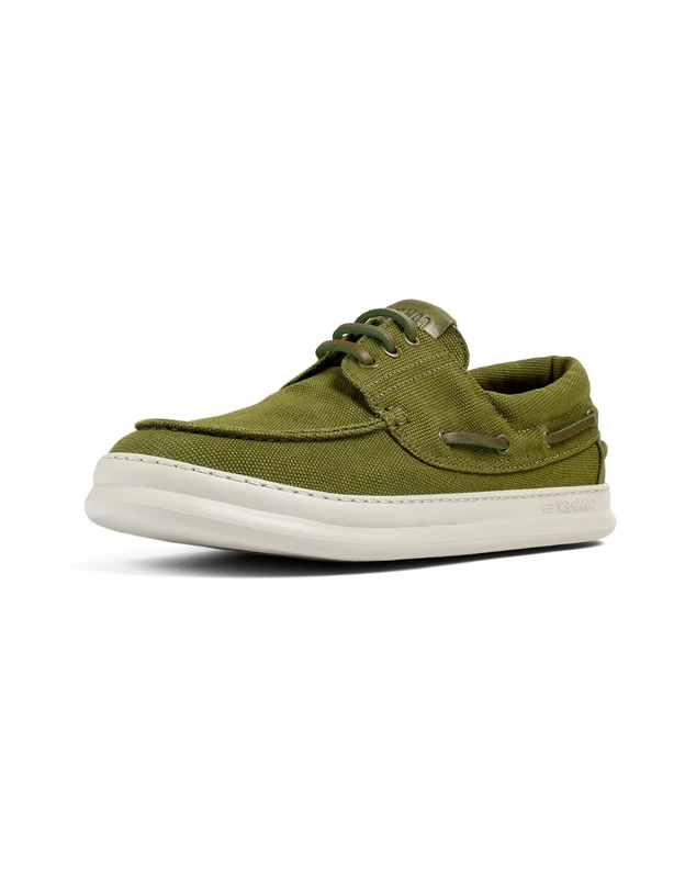Camper Men's Runner Four K100804Boat Shoe, Medium Green 010, 6 UK