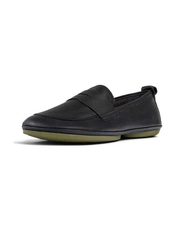 Camper Women's Right Nina K201421 Moccasin, Black 012, 7 UK