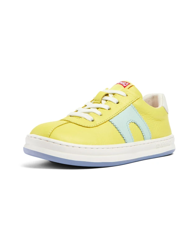 Camper Unisex Children's Runner Four K800552 Trainers, Yellow 006 TWS, 7.5 UK