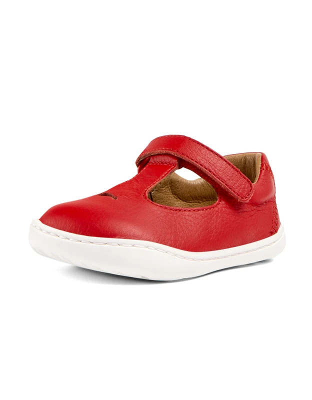 Camper Unisex Baby Peu Cami K800564 T-Strap Shoe, Bright Red 002 TWS, 2 UK Child