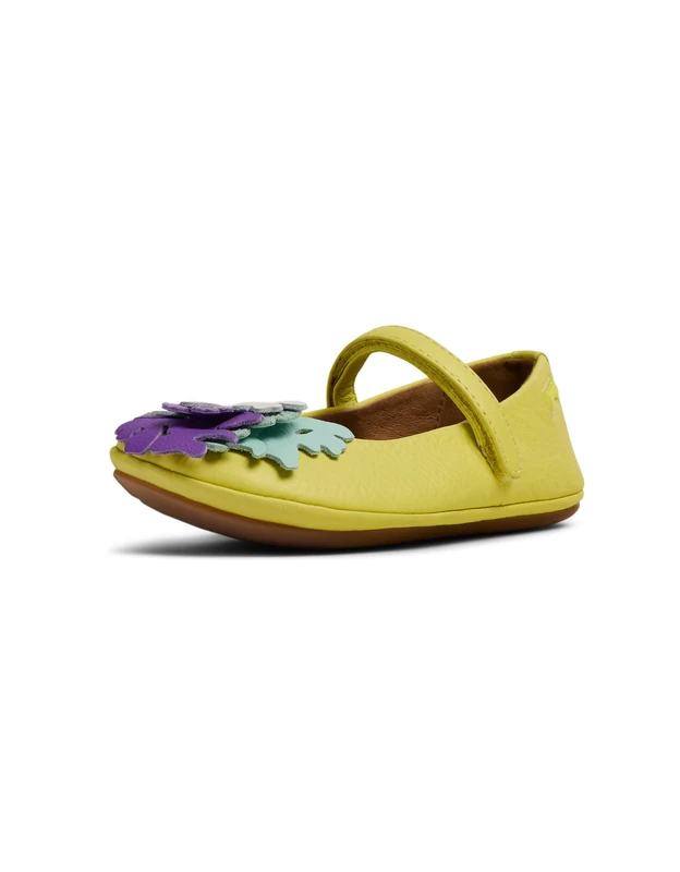 Camper Girls' Right K800587 Mary Jane, Yellow 002 TWS, 12.5 UK