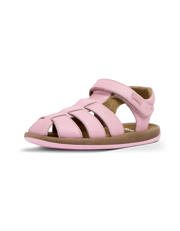 Camper Girls' Bicho 80177 T-Strap Sandal, Pastel Pink 074, 30 EU - Image 1