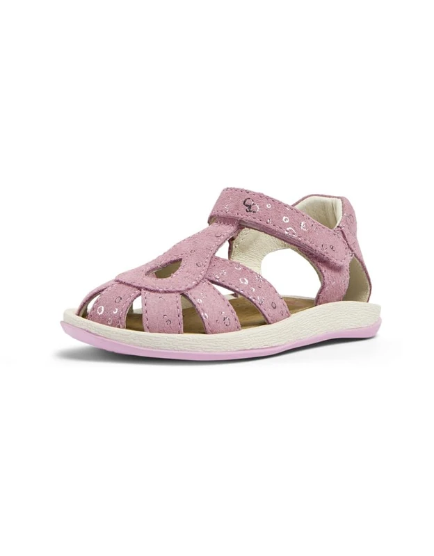 Camper Baby Girls' Bicho K800363 Flat Sandal, Pink 013, 4.5 UK