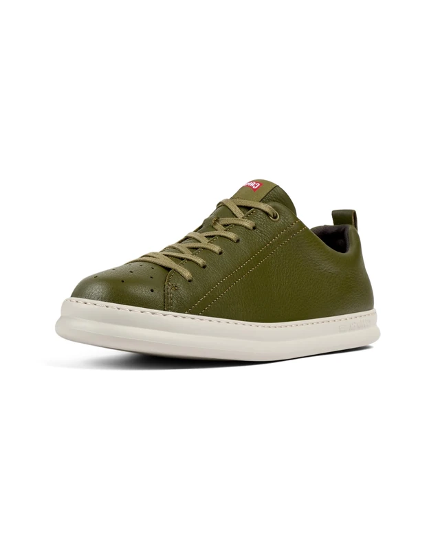 Camper Men's Runner Four Trainers, Medium Green 134, 7 UK