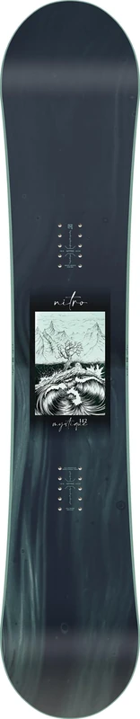 Nitro Snowboards Women's Mystique Board '24 Good Natured Girls Board All-Mountain Gullwing Directional Twin