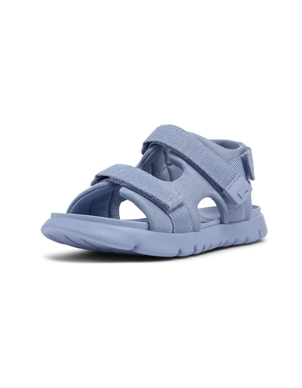 Camper Unisex's Oruga Sandal K800532 2-Strap, Medium Blue 007, 1