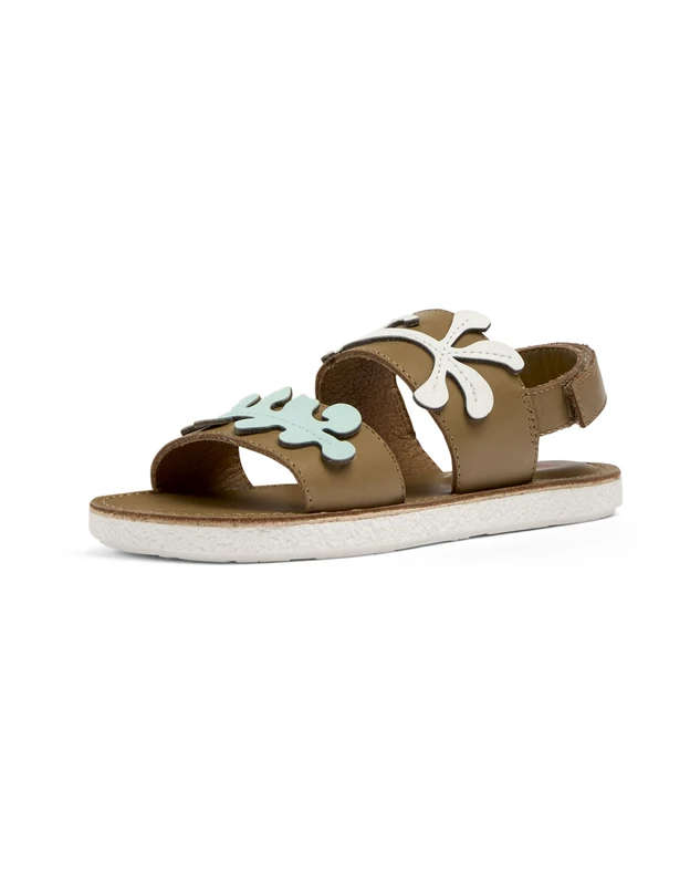 Camper Girls Miko K800591 2-strap Sandal, Braun 002 Tws, 5 UK - Image 1