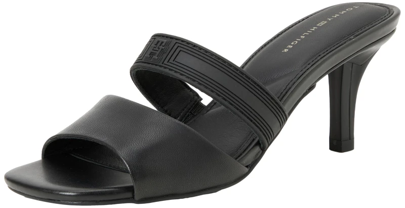 Tommy Hilfiger Women Mules with Stiletto Heel, Black (Black), 37