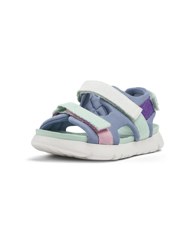 Camper Girls' Oruga K800532 2-Strap Sandals, Multicolour 009 Tws, 5 UK